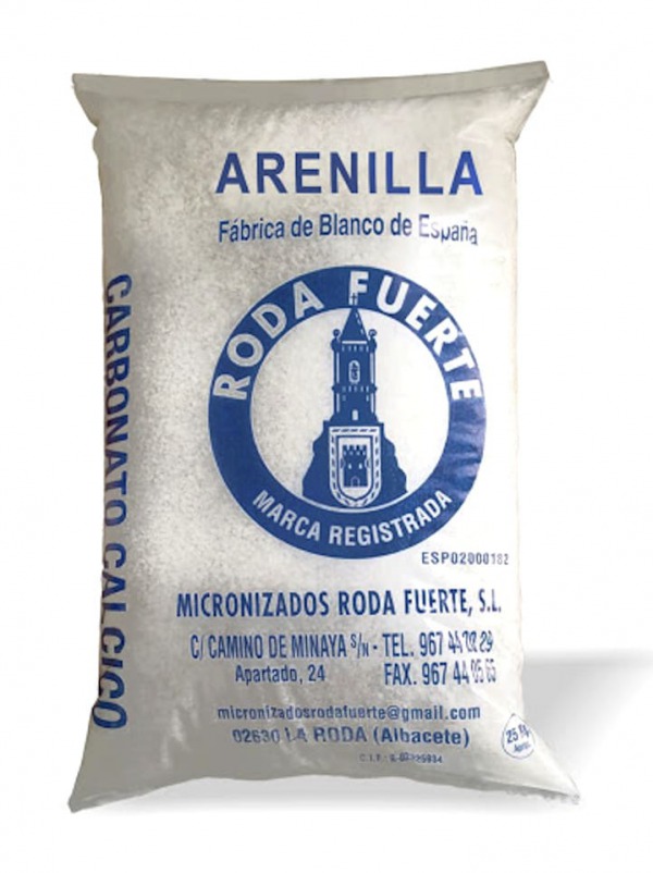 Carbonato cálcico saco Arenilla 2-4 mm