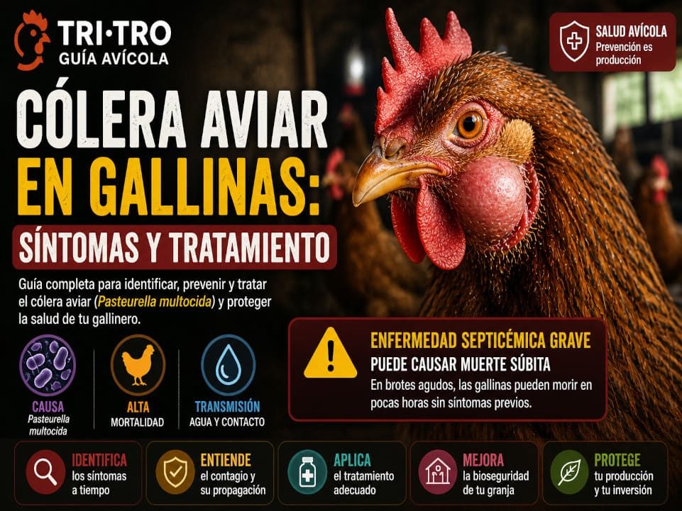 colera aviar en gallinas pasteurella multocida sintomas y tratamiento