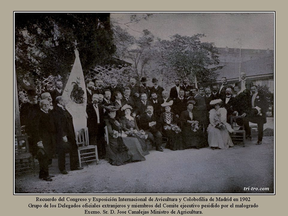 Congreso Glorioso estandarte de la primera Sociedad de Avicultores 1902