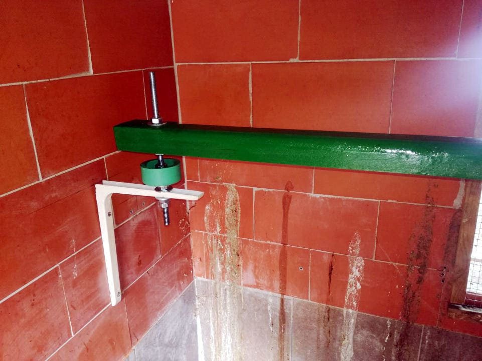Aseladero izquierda hecho por Aurelio