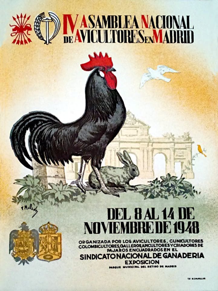 IV Asamblea Nacional de Avicultura en Madrid. Del 8 al 14 de noviembre de 1948