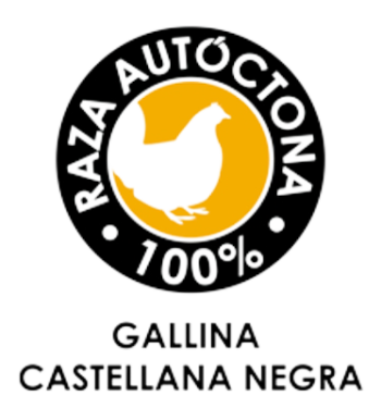 Logo Raza autóctona Gallina Castellana negra