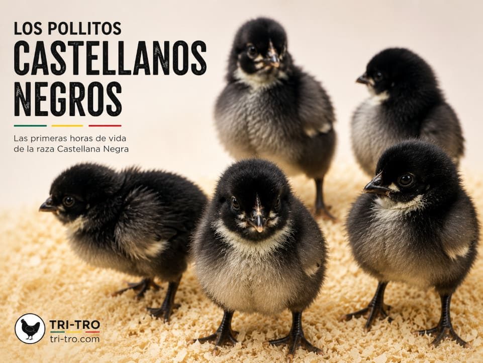 Los pollitos castellanos negros