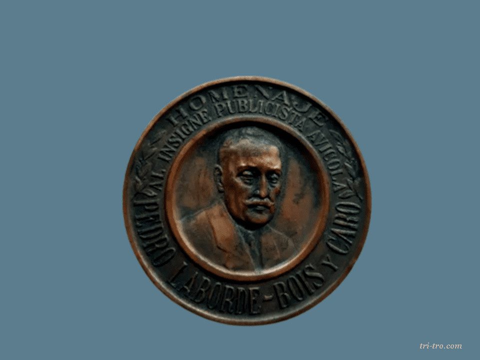 Medalla bronce Don Pedro Laborde-Bois