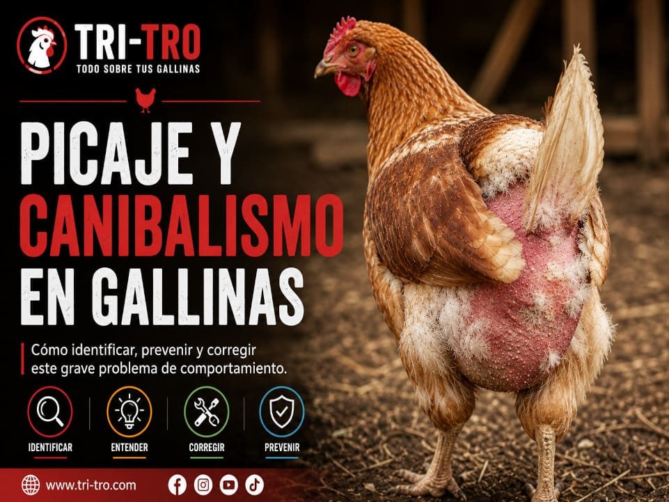 Picaje y canibalismo en gallinas