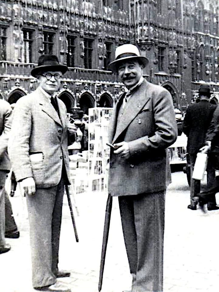 René Delin y Henri Versteeg en la paloma de Bruselas, 1937 © Colección Juul Lauwers