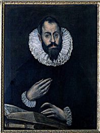 Retrato de Gabriel Alonso de Herrera, 1600, pintado por el Greco