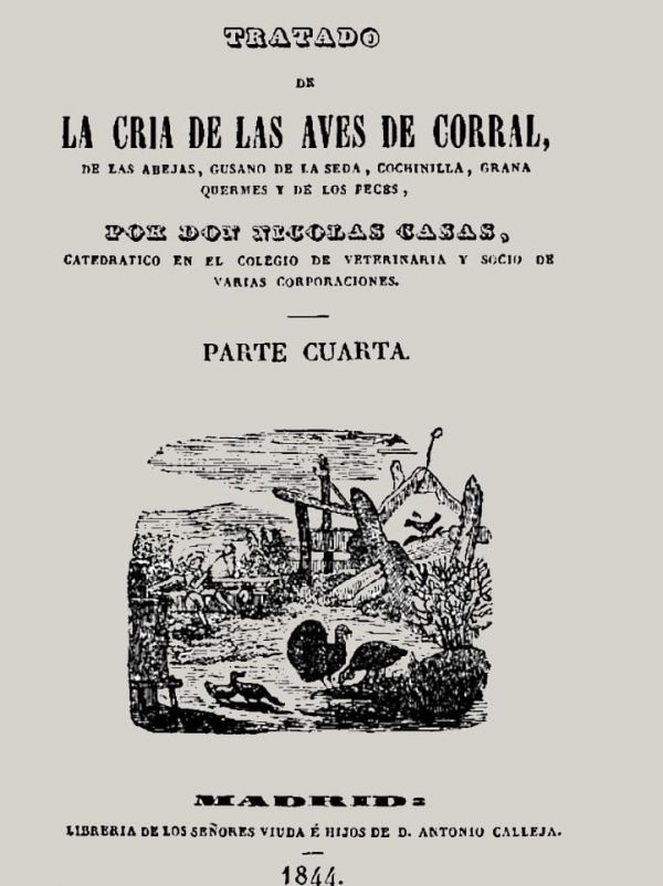 Tratado Cría aves de corral. Nicolas Casas de Mendoza