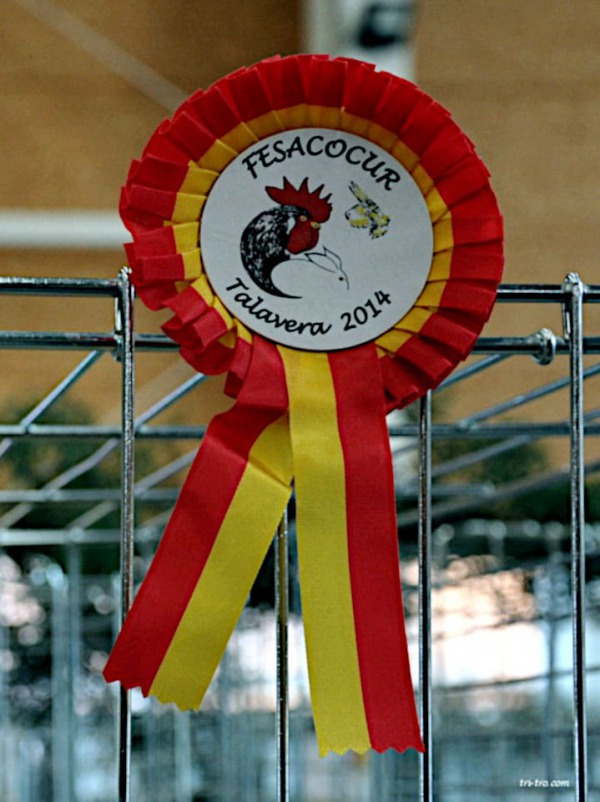 Credencial oficial del titulo o premio dado al animal 2014.